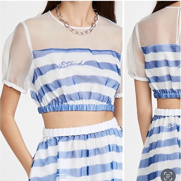 STAUD Tops - STAUD Frieze Crop Top size XS
